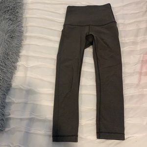 Lululemon Olive Cropped Leggings